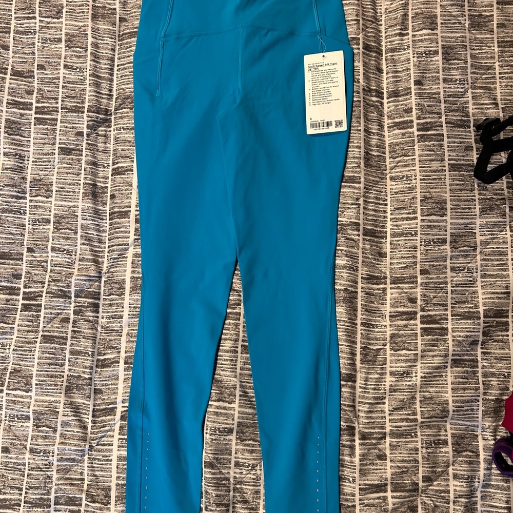 Lululemon Athletica Swift Speed HR Tight in Blue